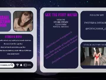 foxy_gamer cam preview
